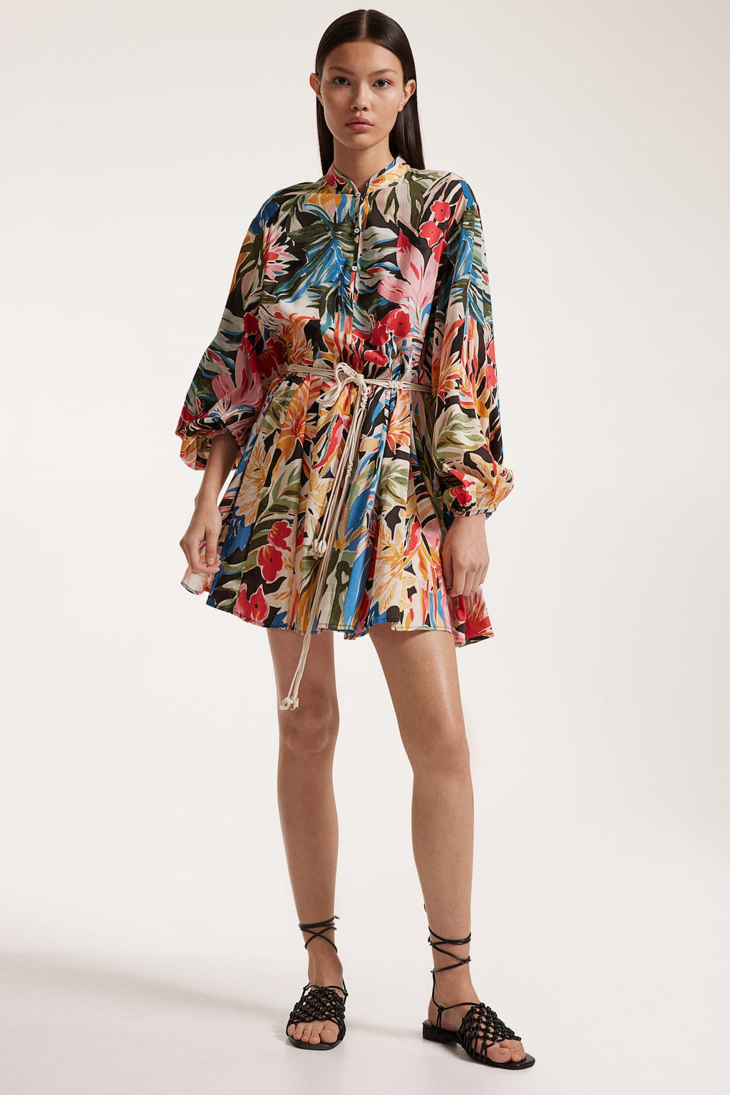 Vestido con cinturon de macrame - H&m фото 2