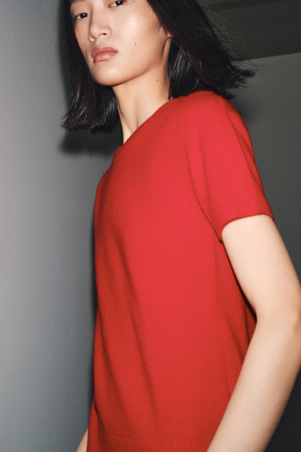 100% CASHMERE SHORT SLEEVE SWEATER - Zara фото 4