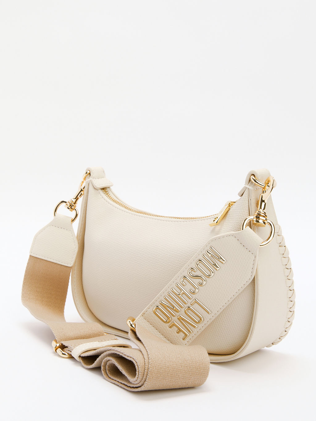 Кросс-боди LOVE MOSCHINO BRAIDING Артикул 4376565, молочно-белый  фото 4