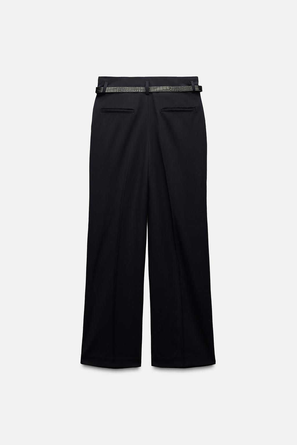 DARTED TROUSERS WITH BELT - Zara фото 4