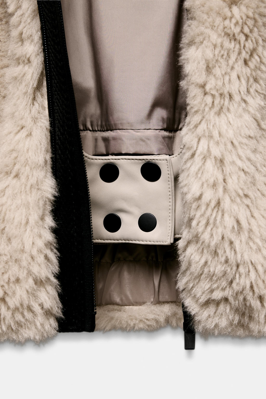 SHORT FAUX FUR HOODED COAT RECCO® TECHNOLOGY SKI COLLECTION - Zara фото 27