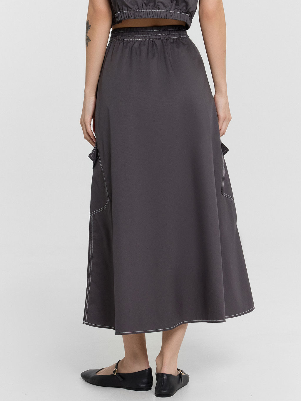 Юбка женская серая - Mark formelle фото 3