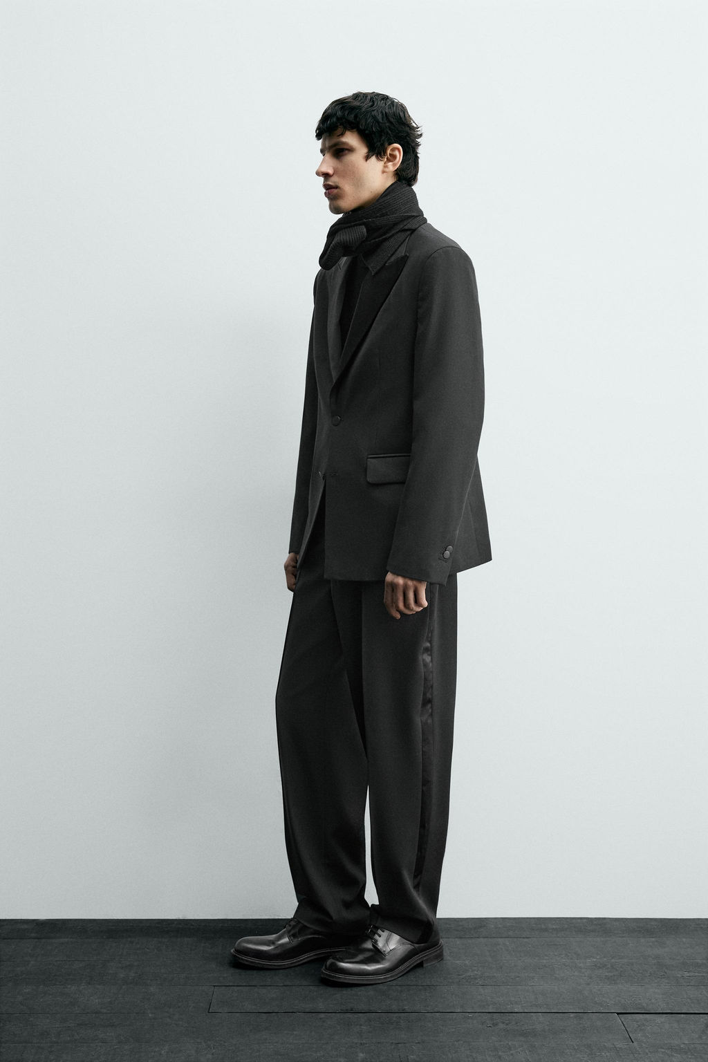 WOOL BLEND SUIT TROUSERS - Zara фото 4