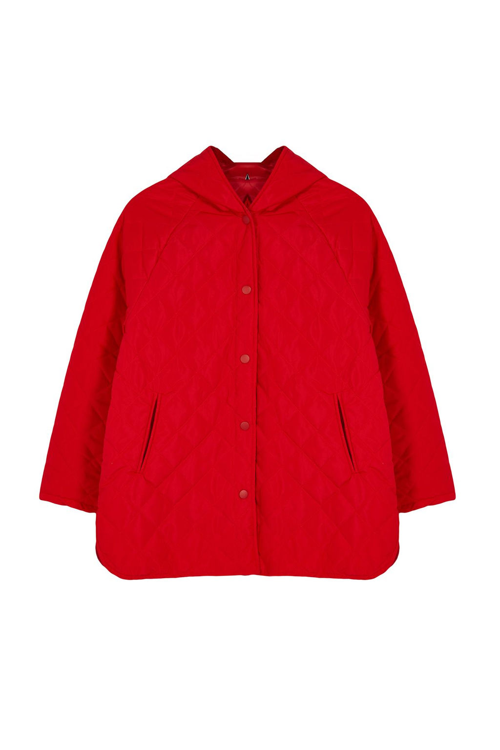 TRENDYOLMILLA Gri Kapusonlu Su Itici Kapitone Mont TWOAW23MO00131 фото 30