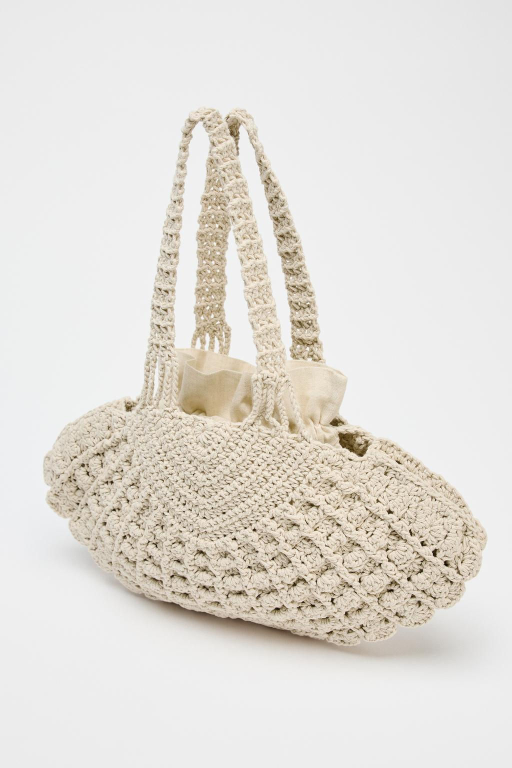 CROCHET SHELL BAG - Zara фото 3