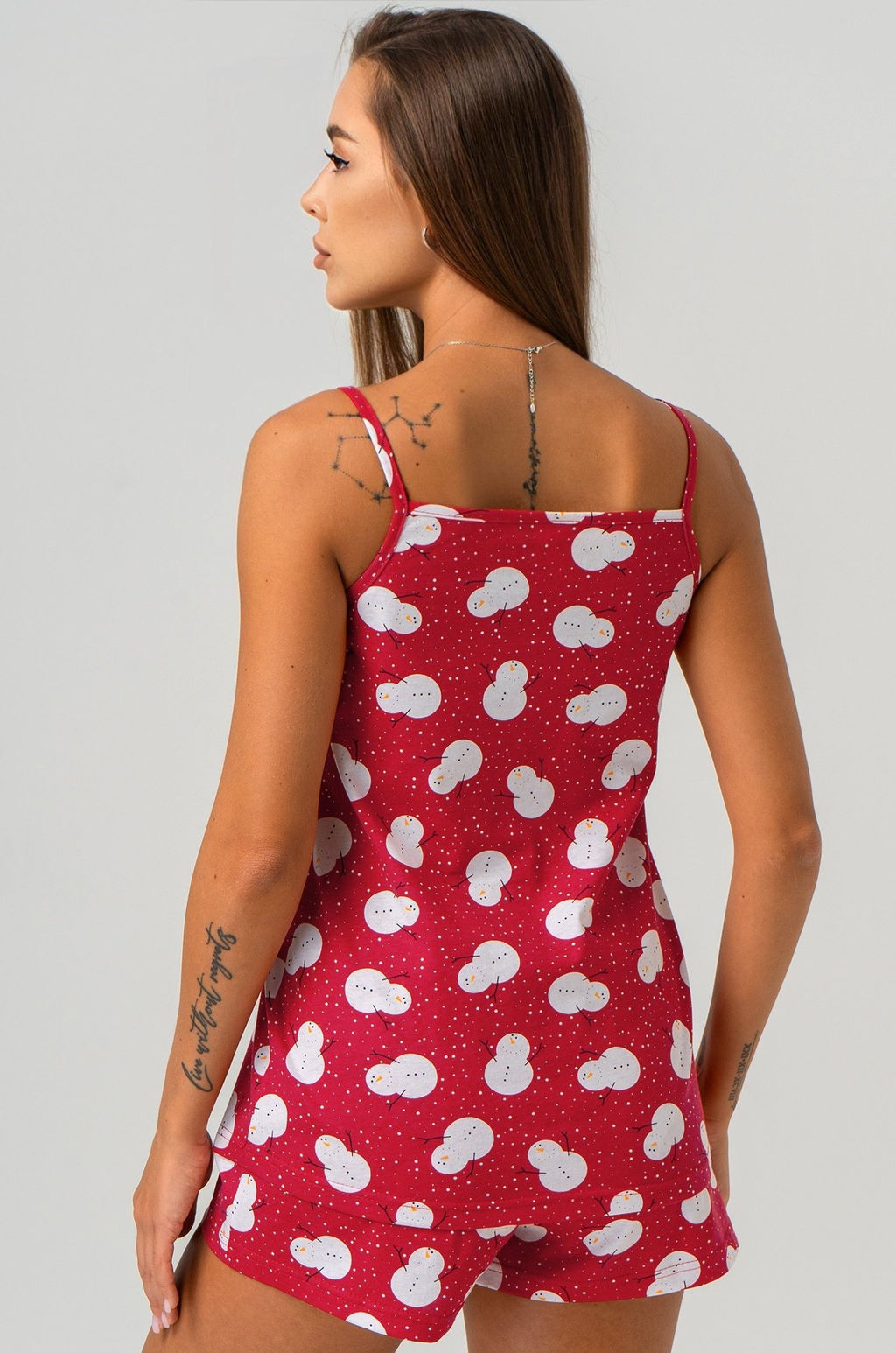 Женская новогодняя пижама с шортами Happyfox - Happy fox фото 6