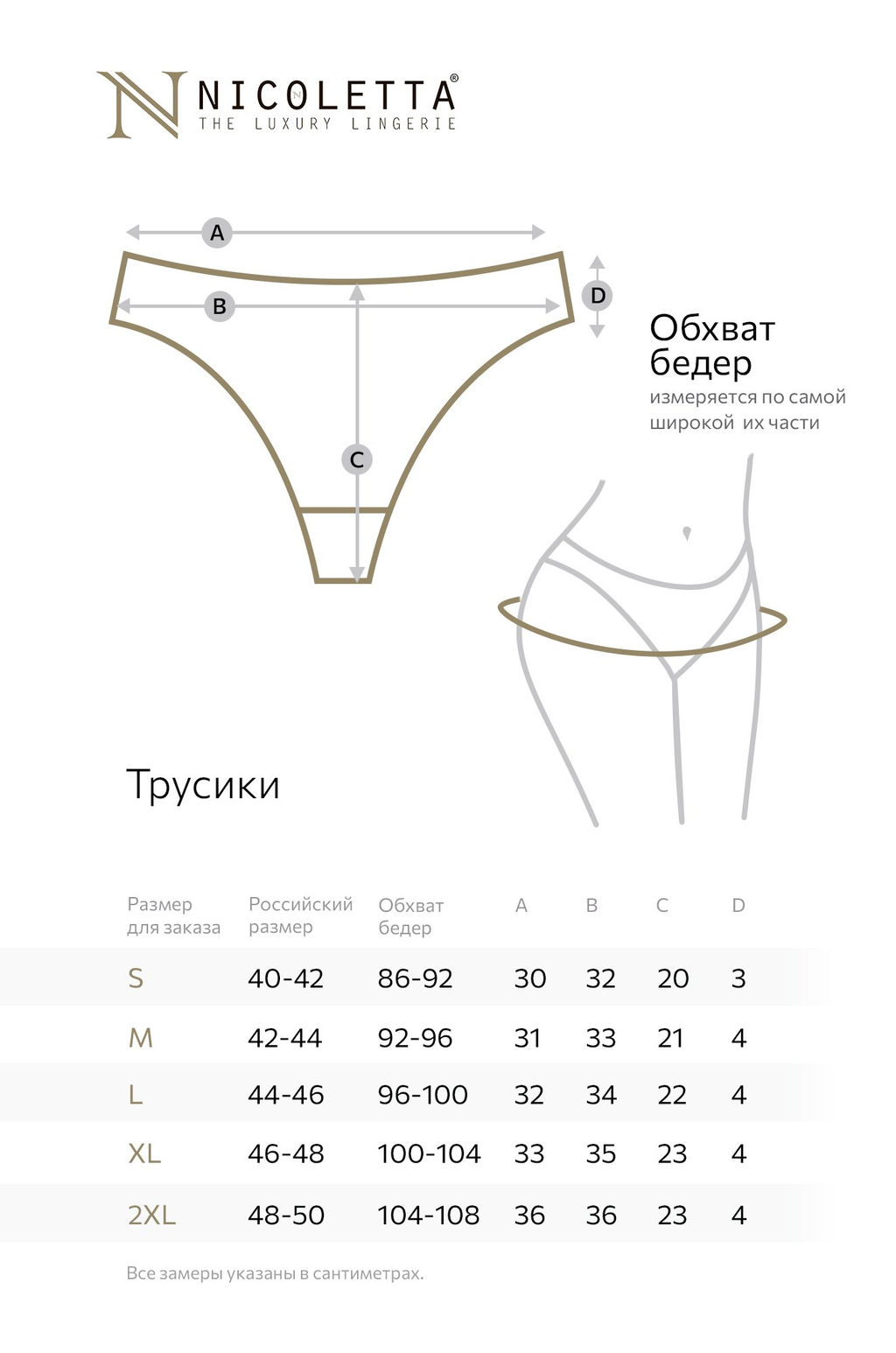 Женские трусы-танга 7шт Nicoletta  фото 3