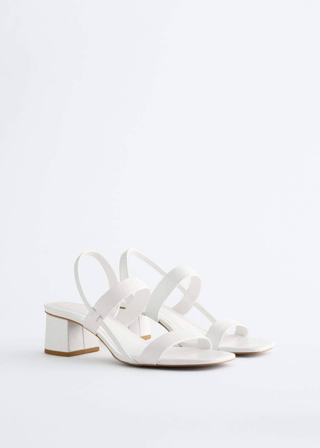 Sandalias de tiras con tac?n ancho - H&m фото 3