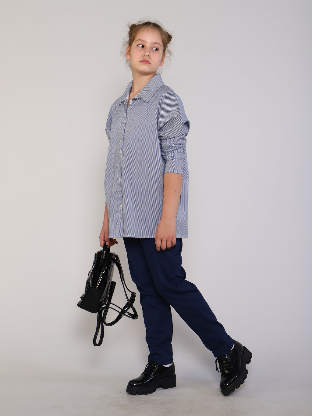 Рубашка "Алгебра" синяя полоса