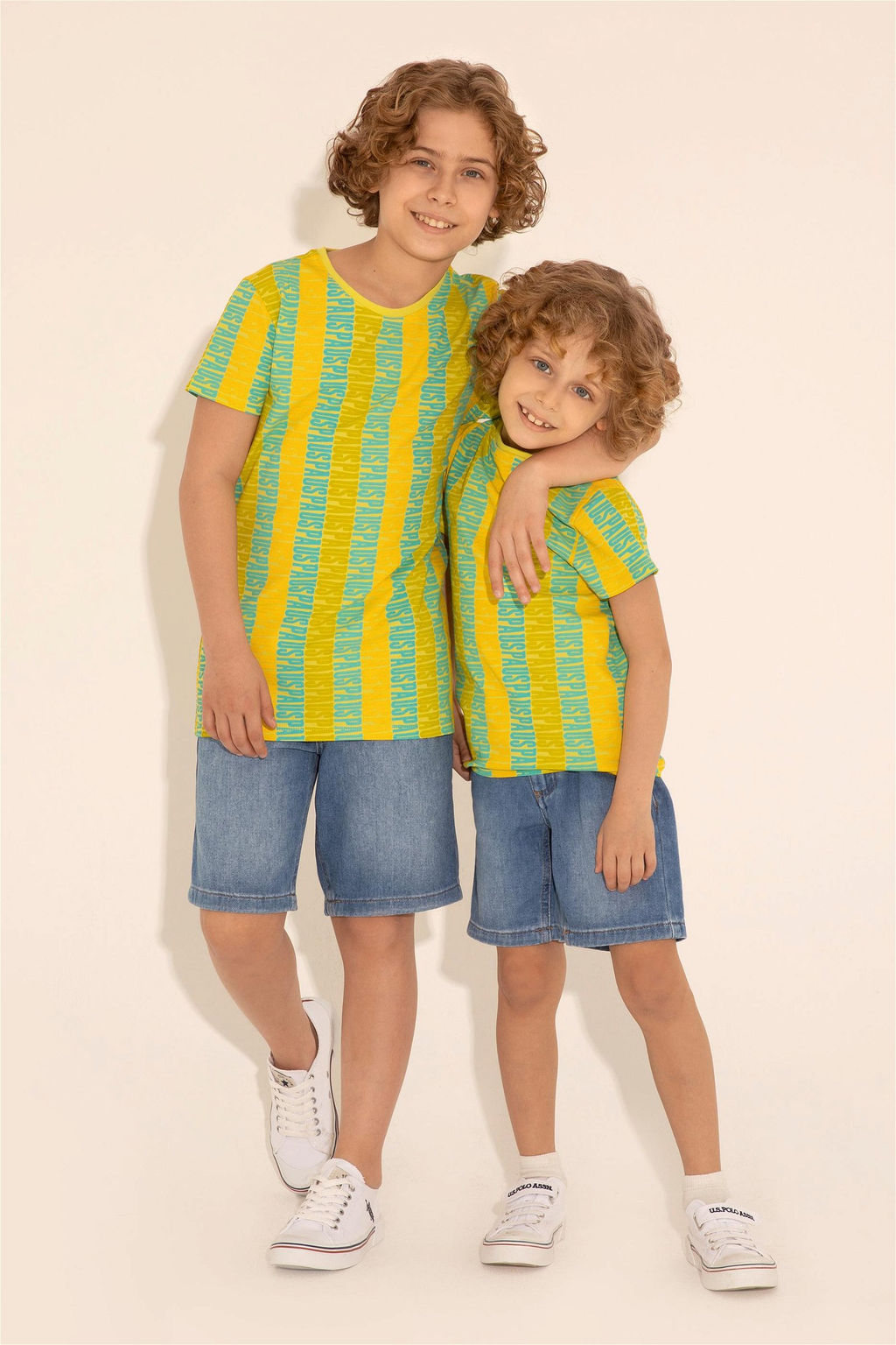 U. S. Polo Assn / Футболка с круглым вырезом фисташкового цвета для мальчиков - U.s. polo assn фото 5