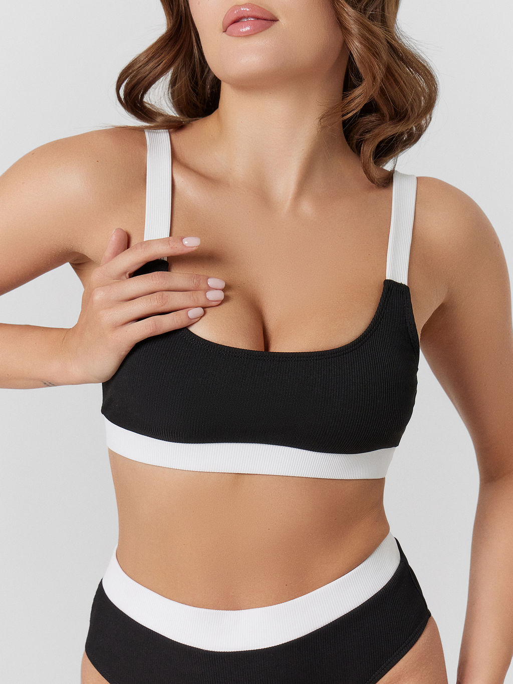 Купальник женский раздельный черный - Mark formelle фото 5