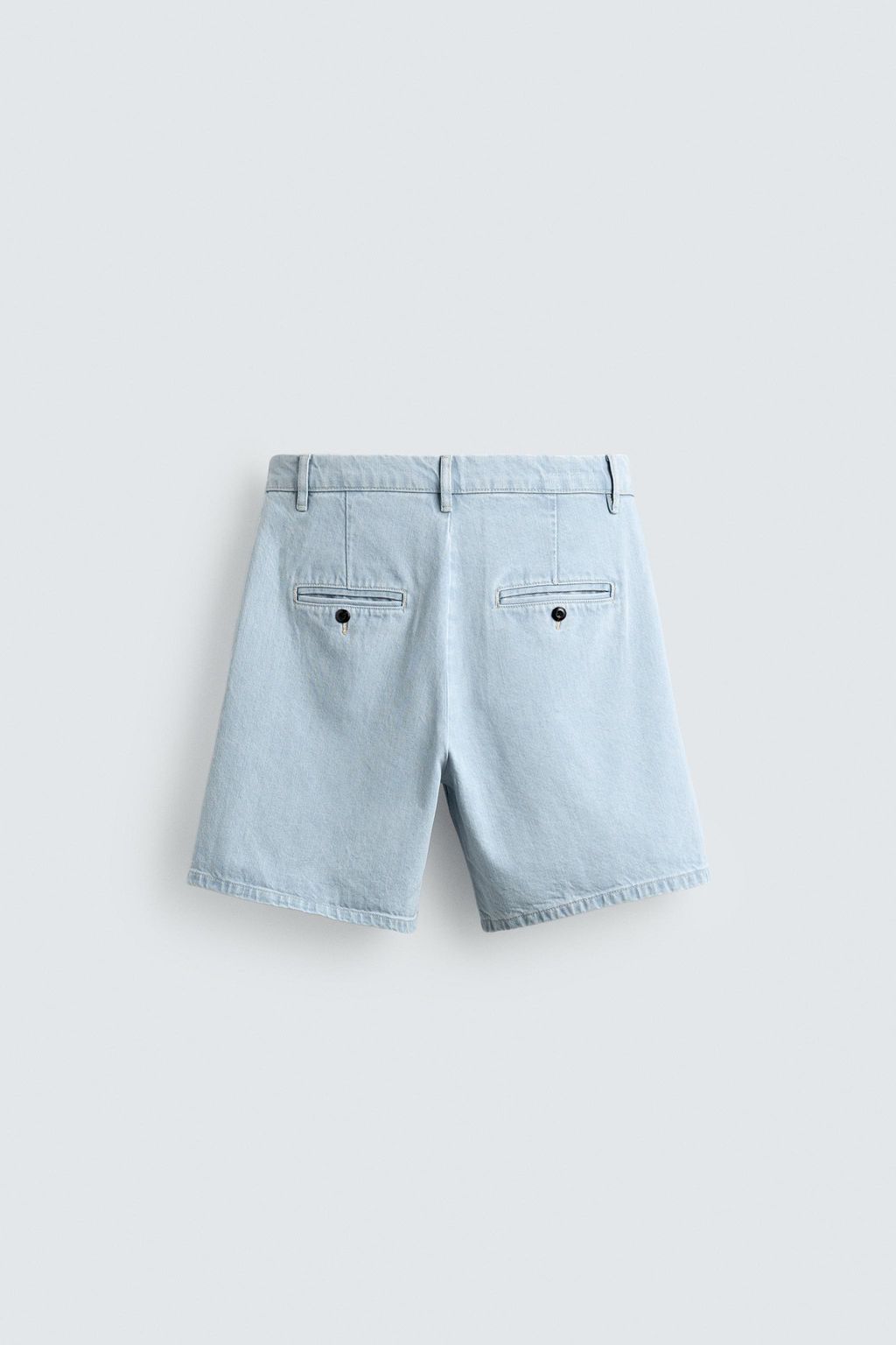 BERMUDA CHINO DENIM / Azul claro