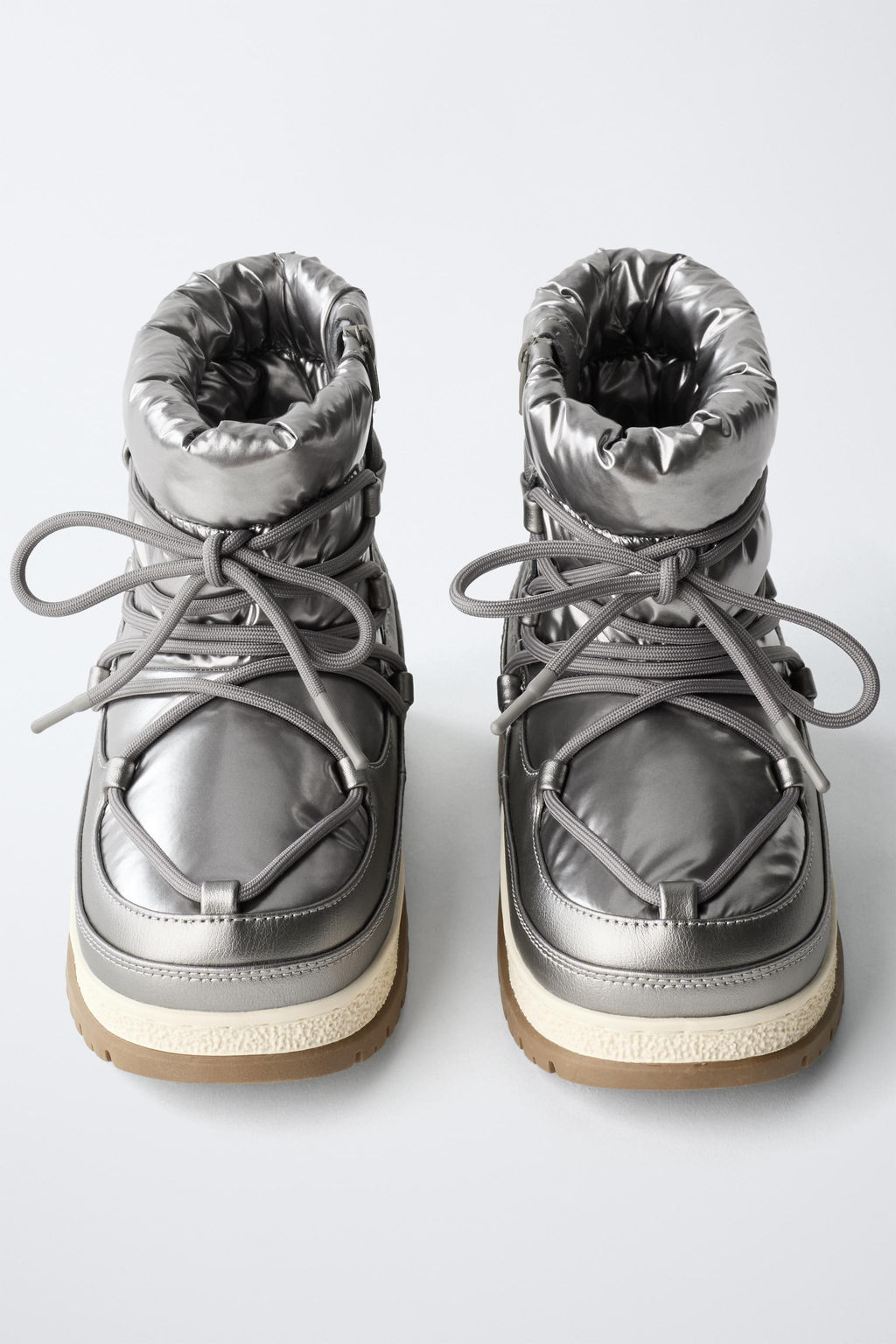 METALLIC ANKLE BOOTS - Zara фото 4