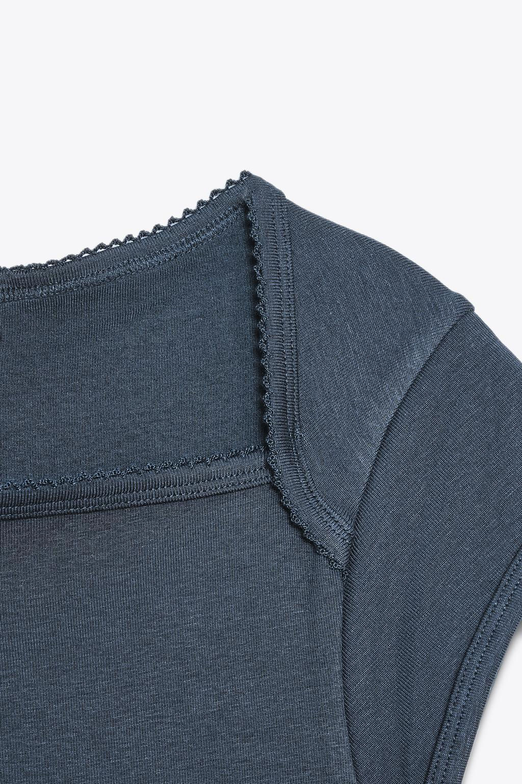 COTTON MODAL T-SHIRT - Zara фото 22