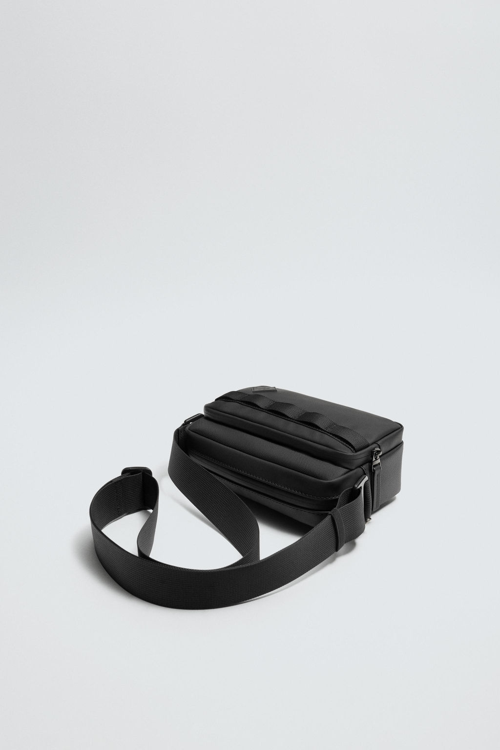 RUBBERISED CROSSBODY BAG