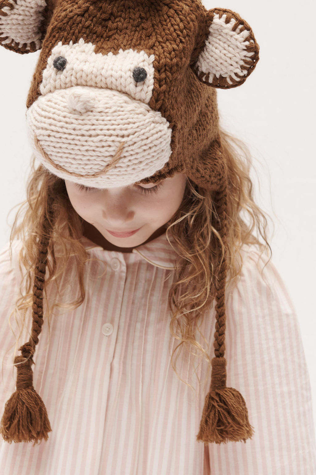 100% WOOL MONKEY HAT LIMITED EDITION - Zara фото 10