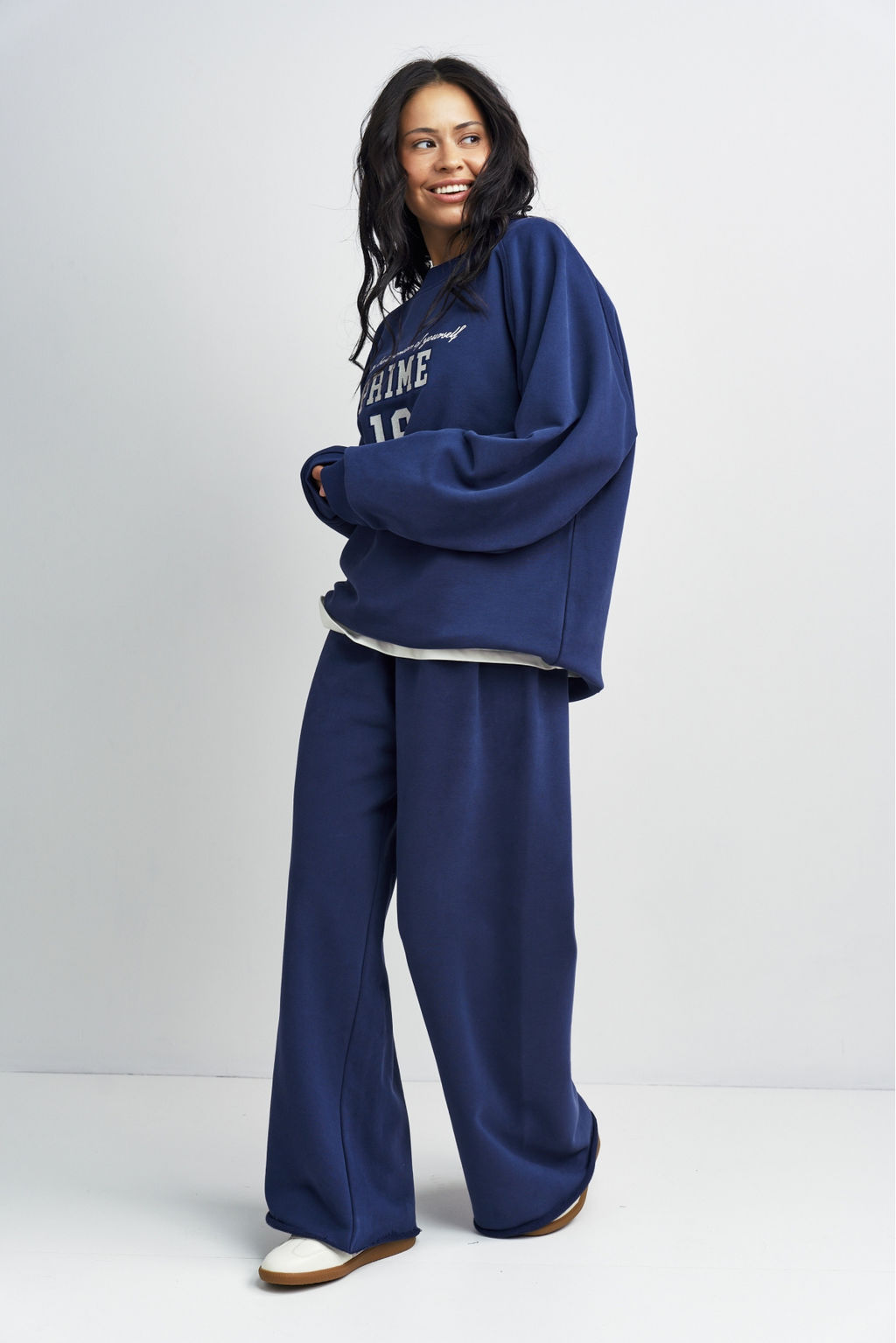 Брюки-трубы Темно-синий - Erist store фото 2