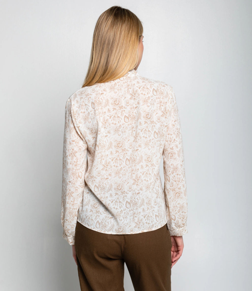 Блуза #КТ803 (8), бежевый - Dommod фото 3