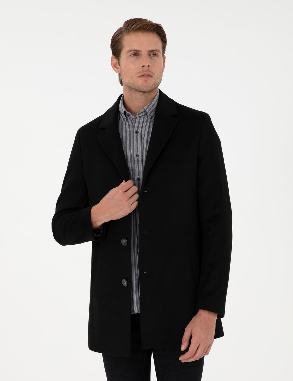 Siyah Ex. Slim Fit Ka_e Kaban