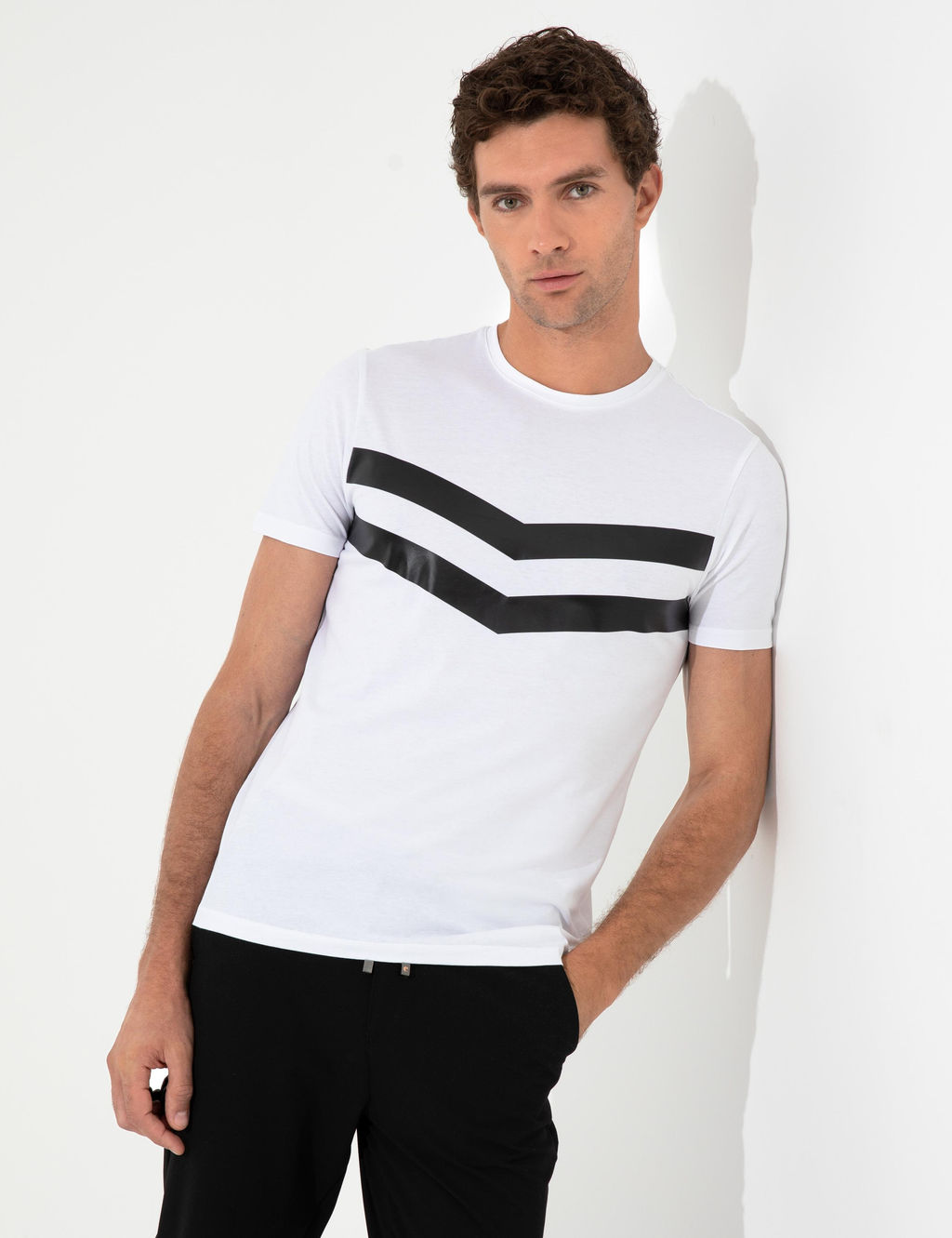 Белая облегающая футболка - Cacharel фото 2