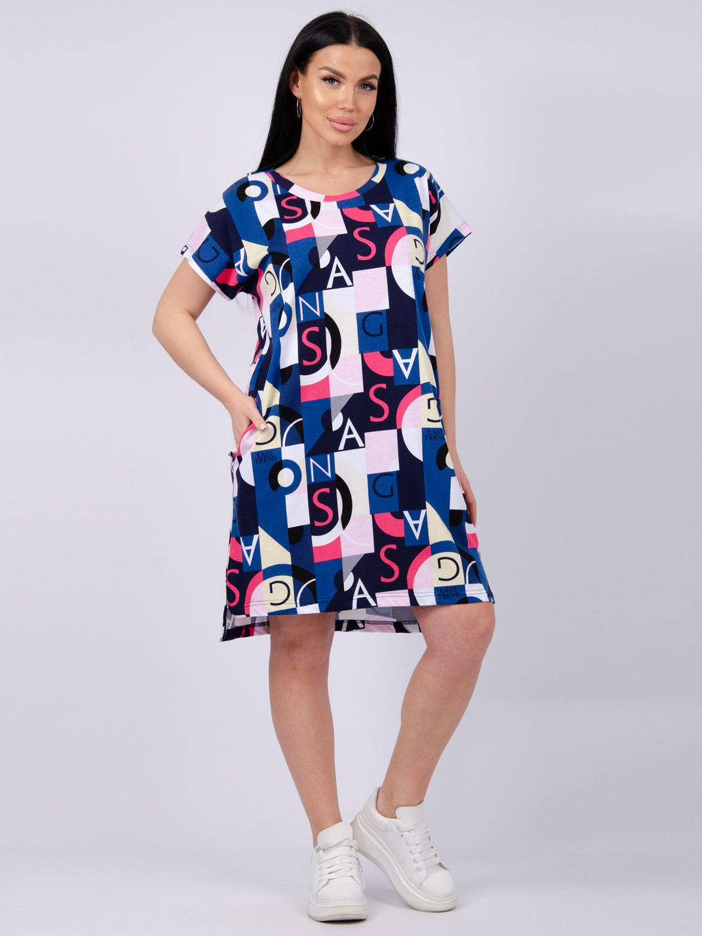 Туника "Блеск" скрабл, трикотаж