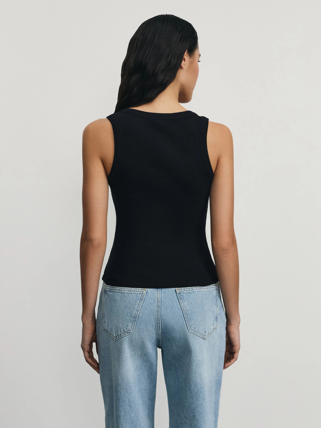 Базовый топ в рубчик / Zarina  фото 5