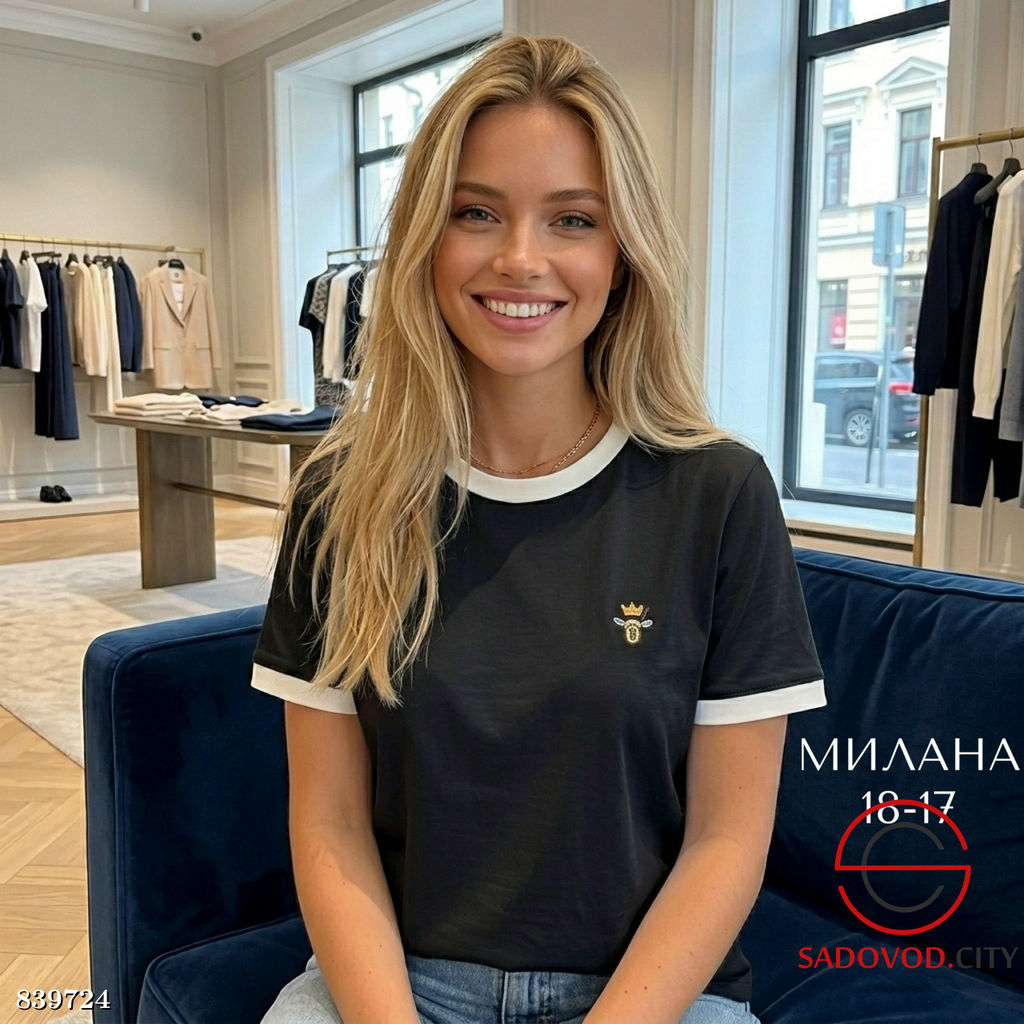 Футболка женская из хлопка - Bruno фото 2