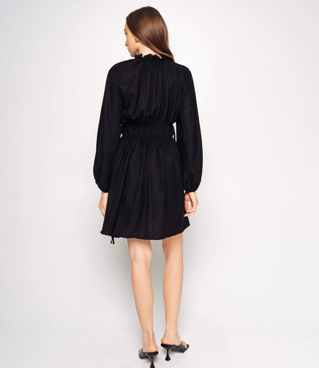 Платье #КТ1515, чёрный - Dommod фото 3