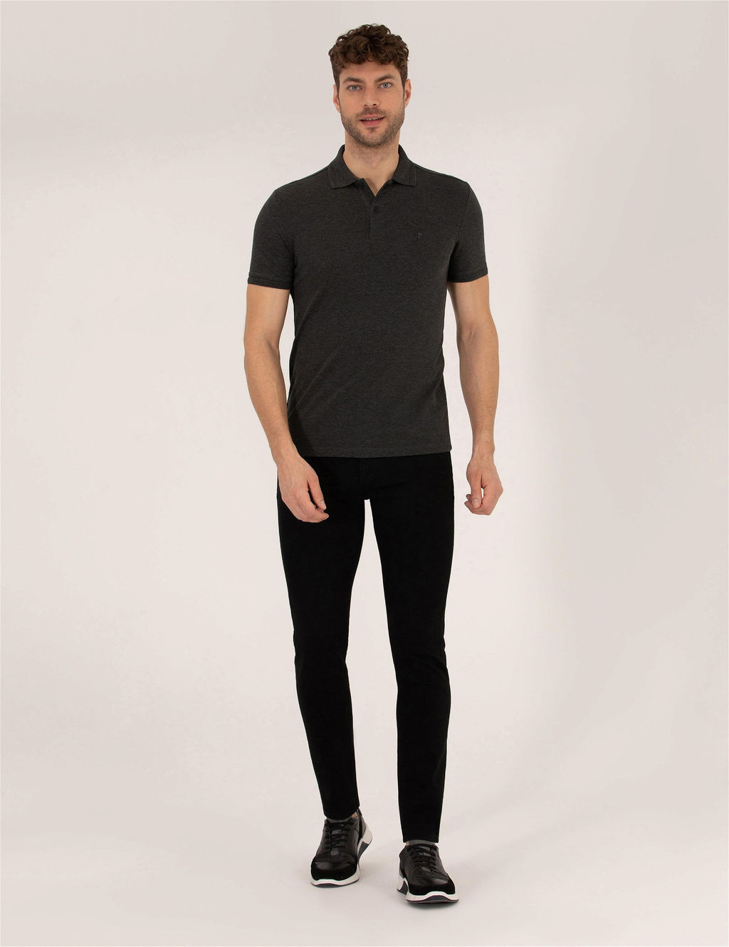 Siyah Slim Fit Jean Pantolon - Pierre cardin фото 3