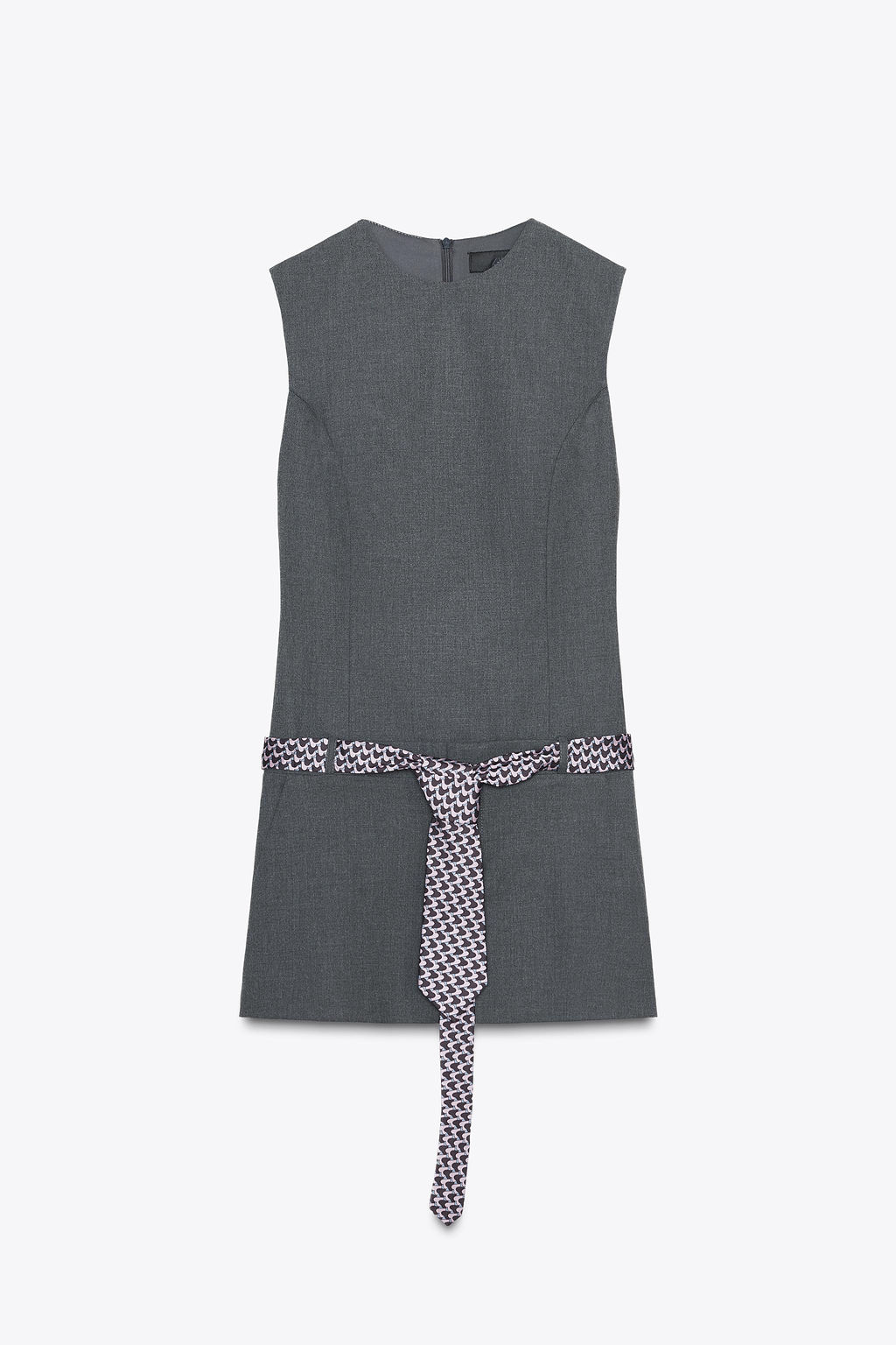SHORT DRESS WITH TIE BELT - Zara фото 5