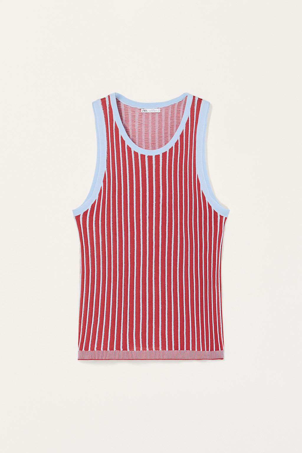 STRIPED JACQUARD KNIT TANK LIMITED EDITION - Zara фото 5