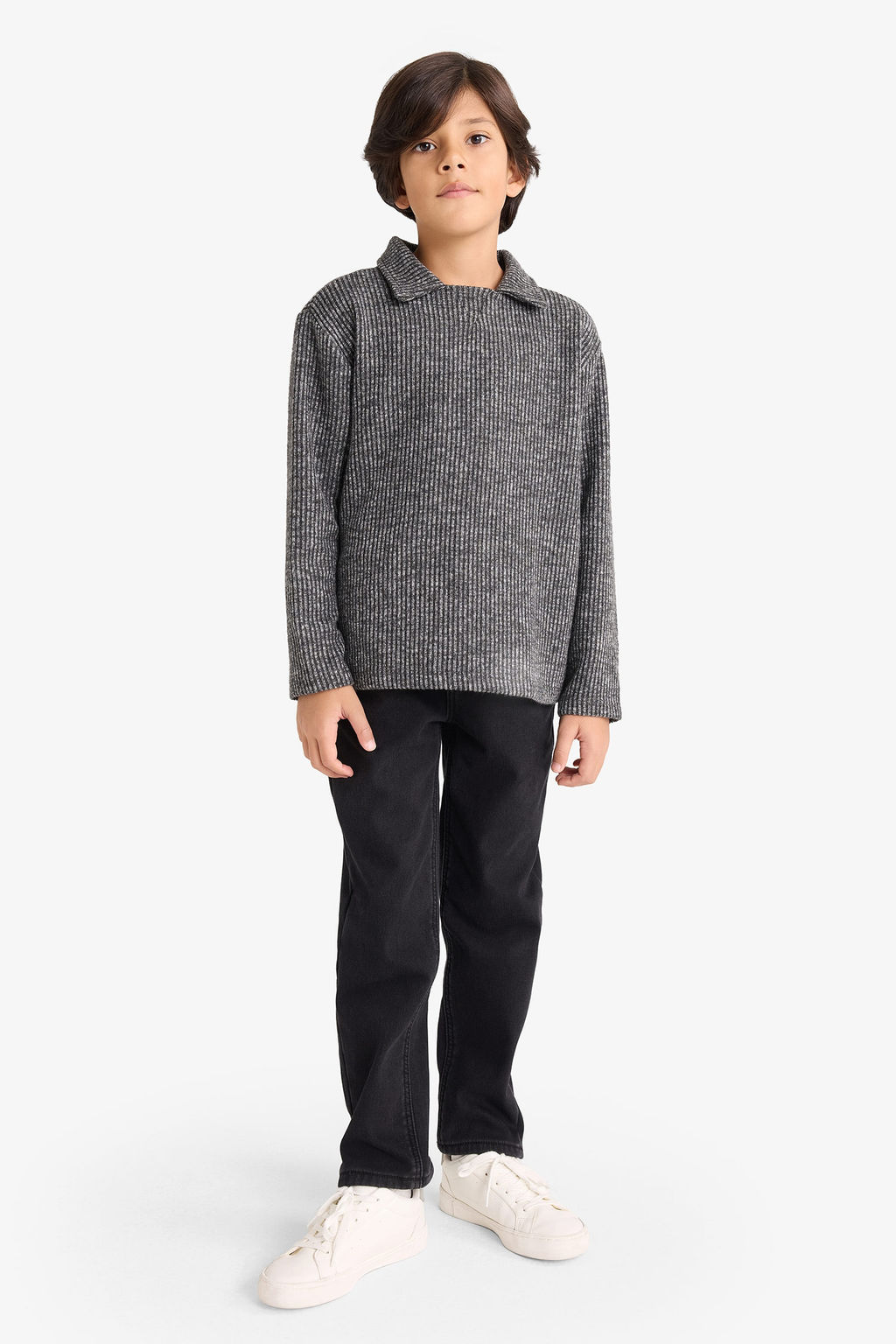 Polo Yaka Sweatshirt Erkek _ocuk - Defacto фото 4