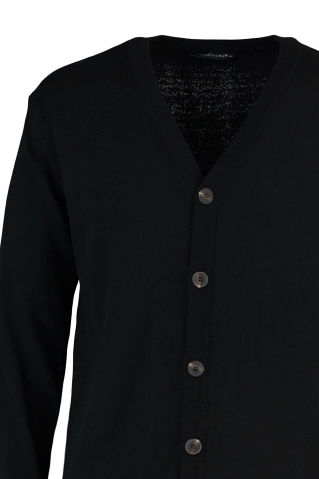 TRENDYOL MAN Vizon Slim Fit Pamuklu V Yaka Dugmeli H?rka TMNAW21HI0274 - Trendyolmilla фото 30
