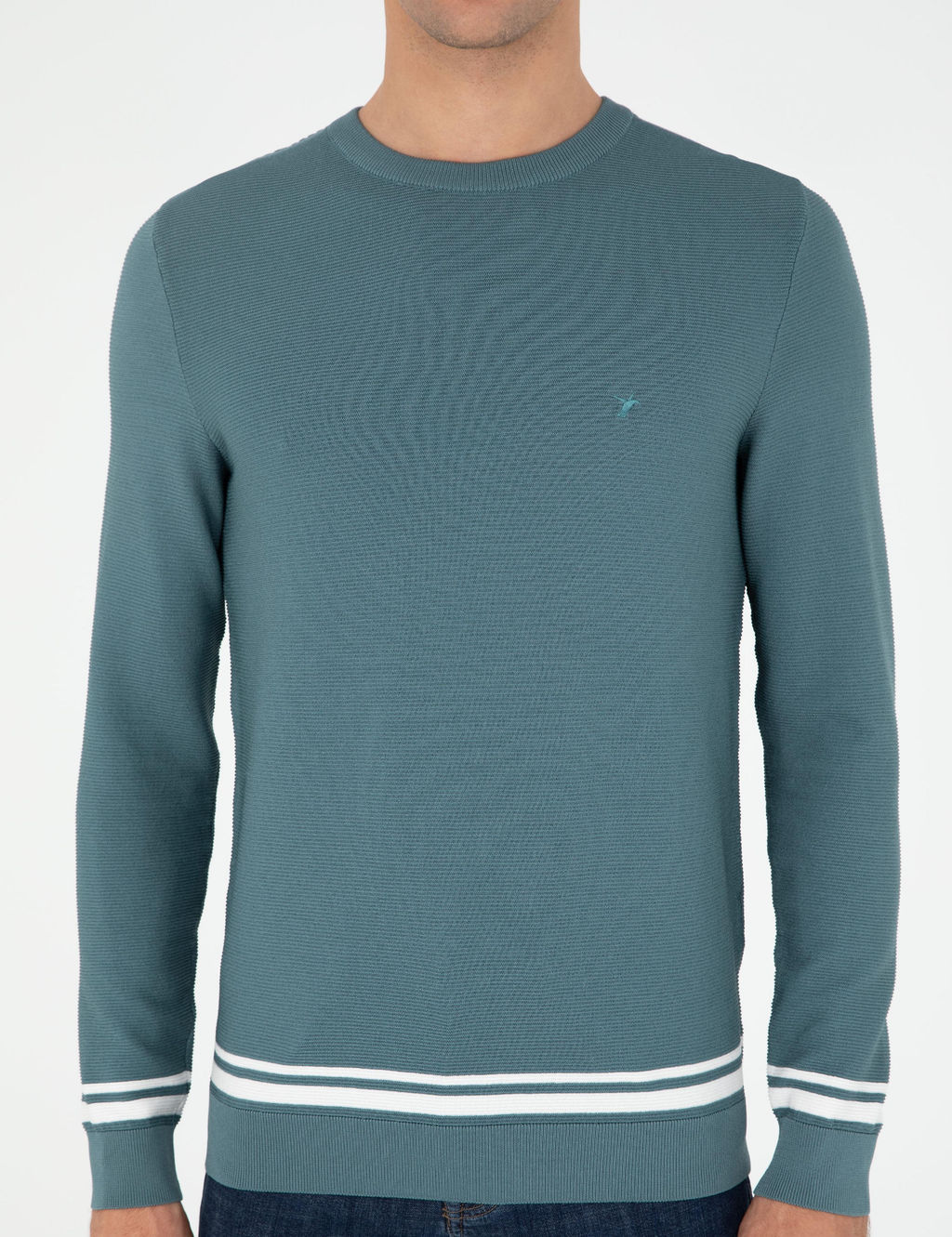 Мятный зауженный свитер - Cacharel фото 6