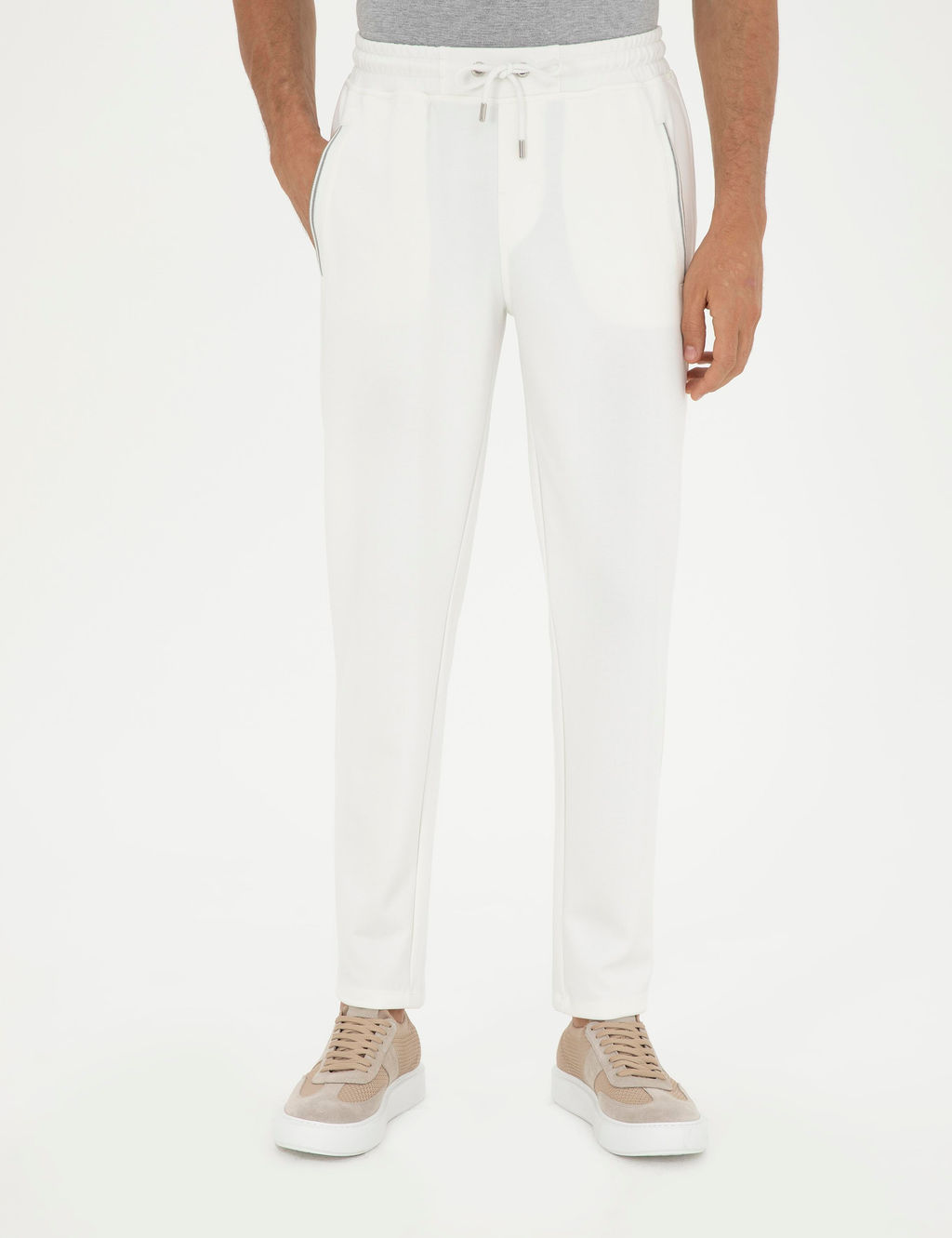 Beyaz Slim Fit E_ofman Alt_