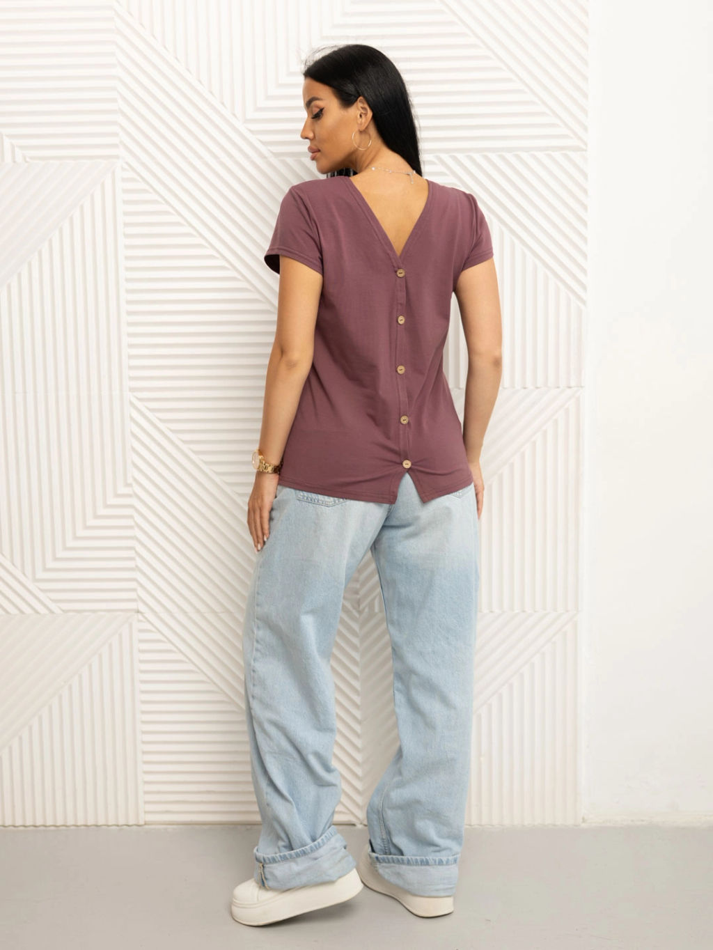 Футболка с пуговками - Барболета фото 84