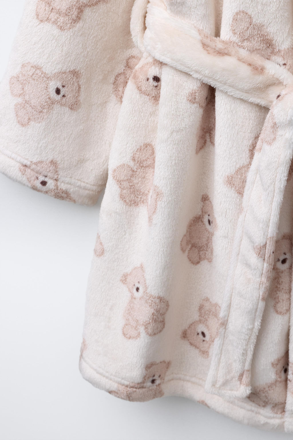 FLEECE DRESSING GOWN WITH BEARS - Zara фото 4