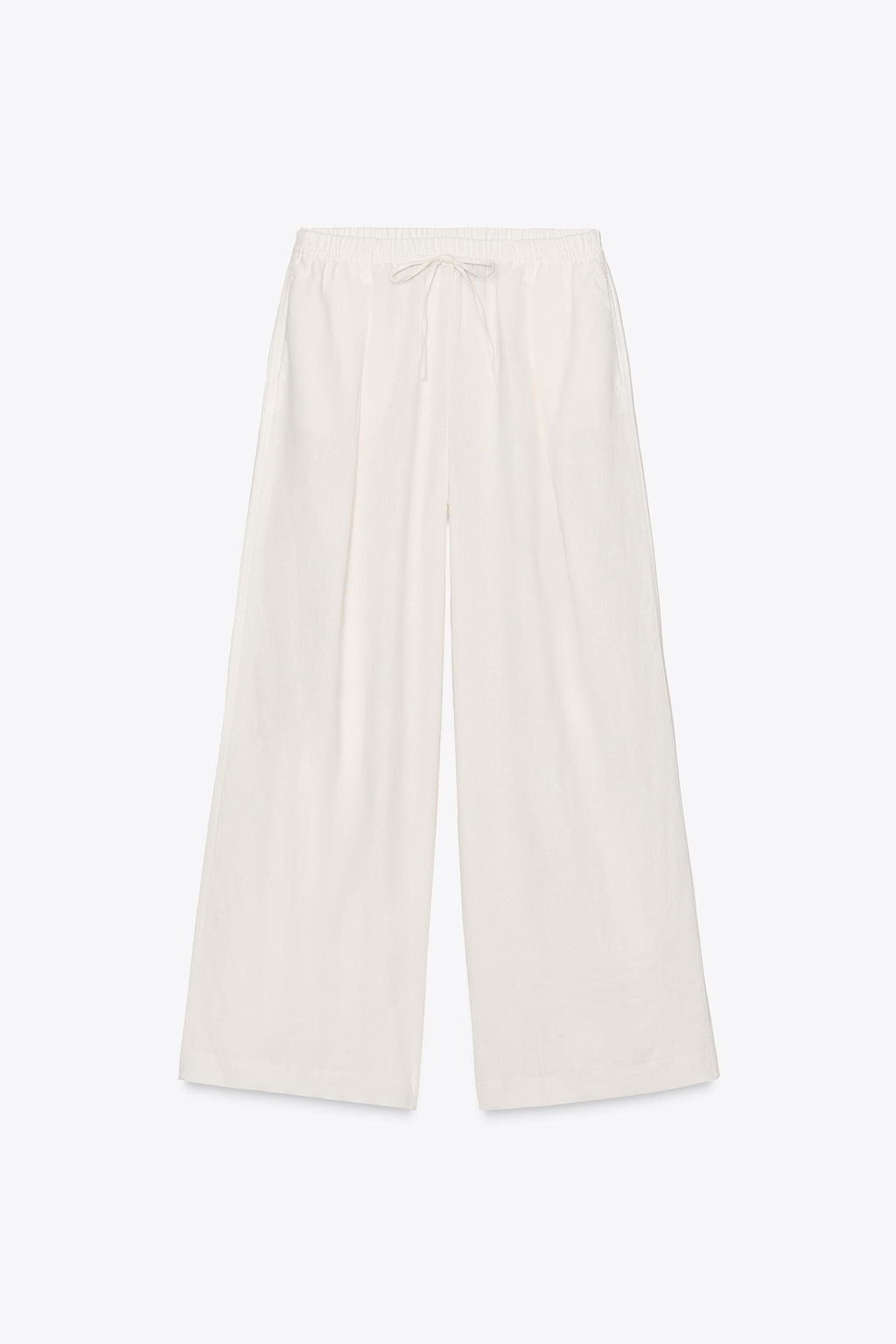 LINEN BLEND TROUSERS - Zara фото 22