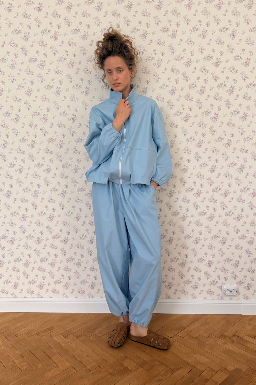 Жакет женский ЗЕФИР120/01/Голубой - M&G all natural фото 4