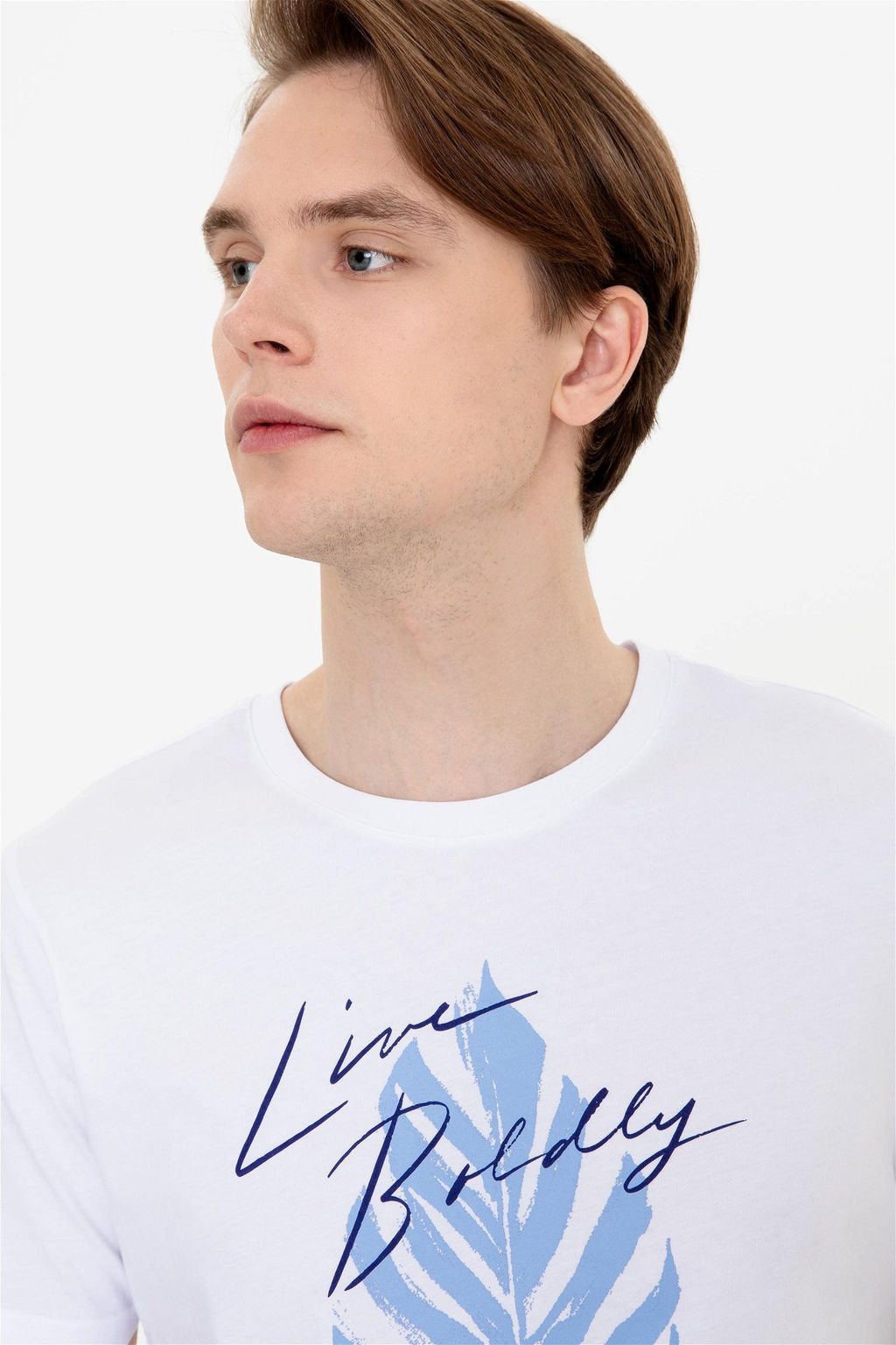 U. S. Polo Assn Мужская белая футболка с круглым вырезом - U.s. polo assn фото 9