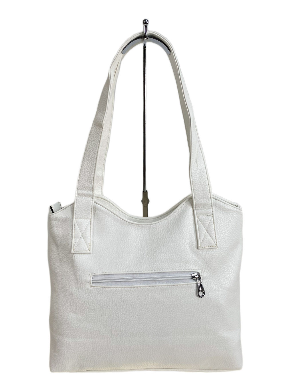 Женская сумка из искусственной кожи, цвет белый - Greta фото 2