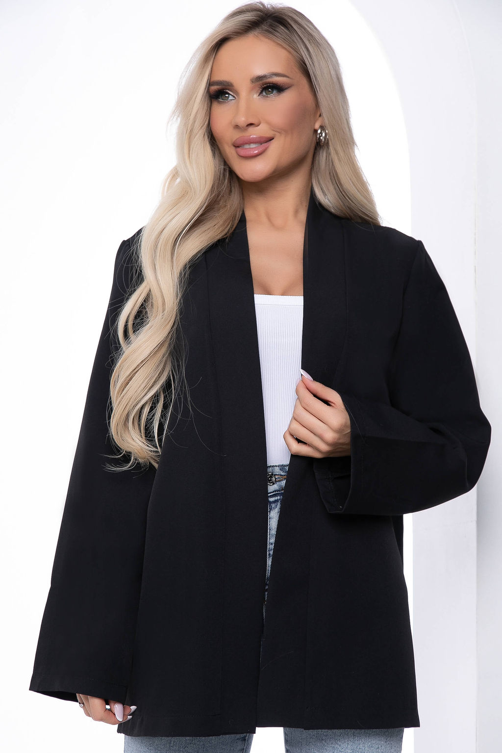 Жакет (черный) Б8868 - Lt collection фото 3