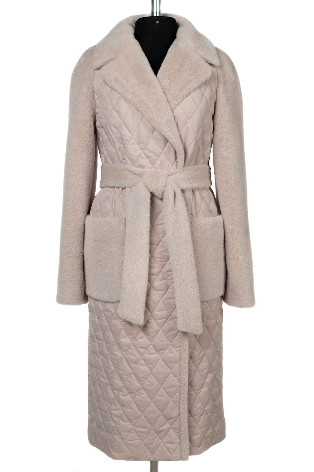 Пальто женское демисезонное (пояс) - El podio фото 8