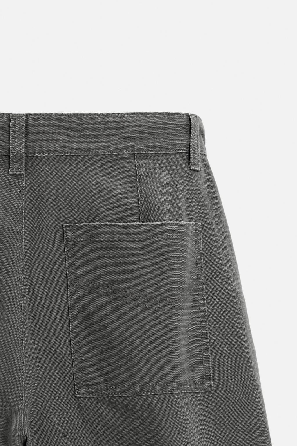 RELAXED FIT WASHED TROUSERS - Zara фото 9