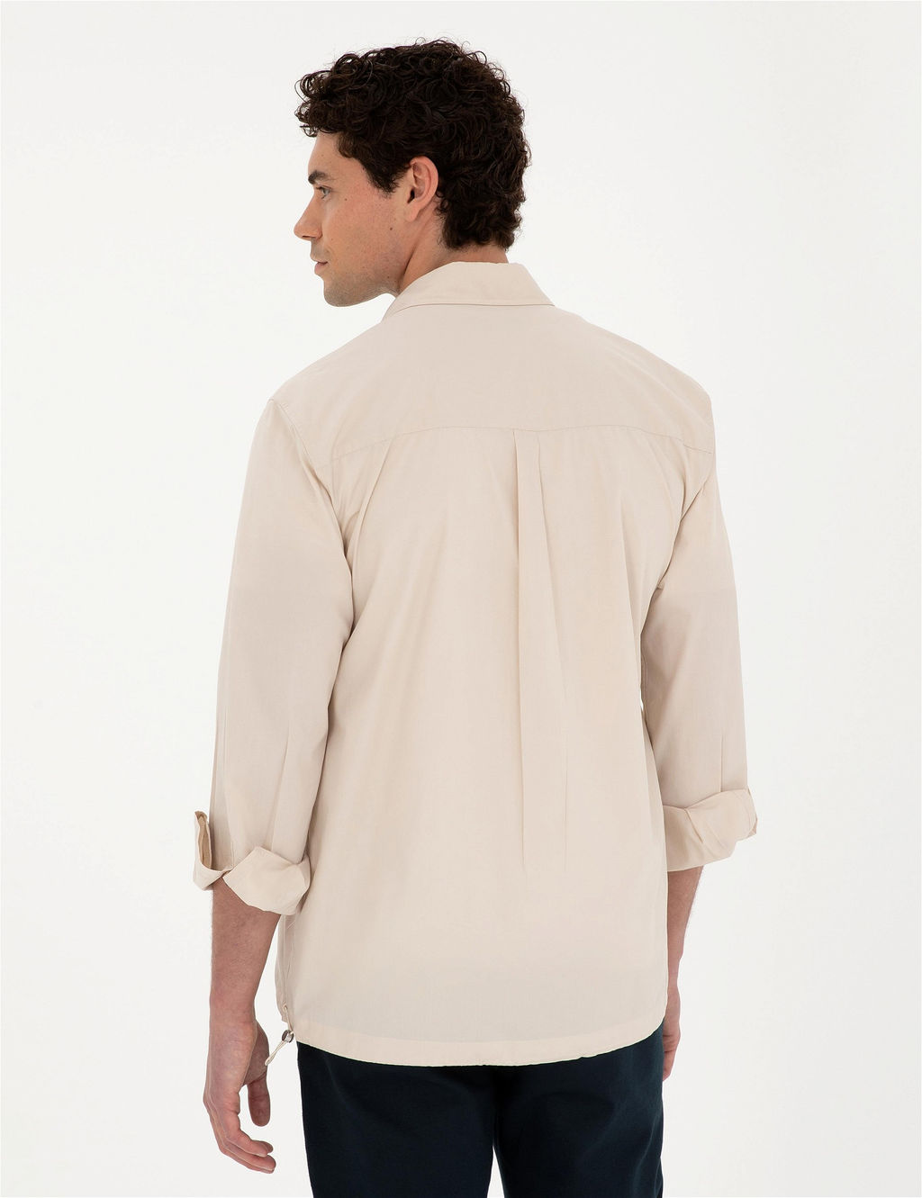 Bej Comfort Fit Uzun Kollu G_mlek - Pierre cardin фото 5
