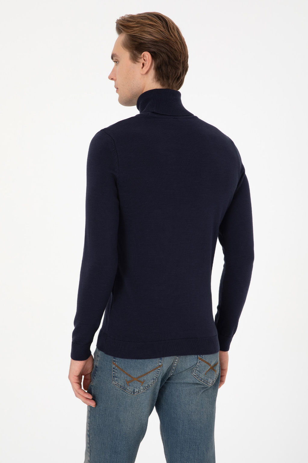 Erkek Lacivert Basic Kazak - U.s. polo assn фото 5