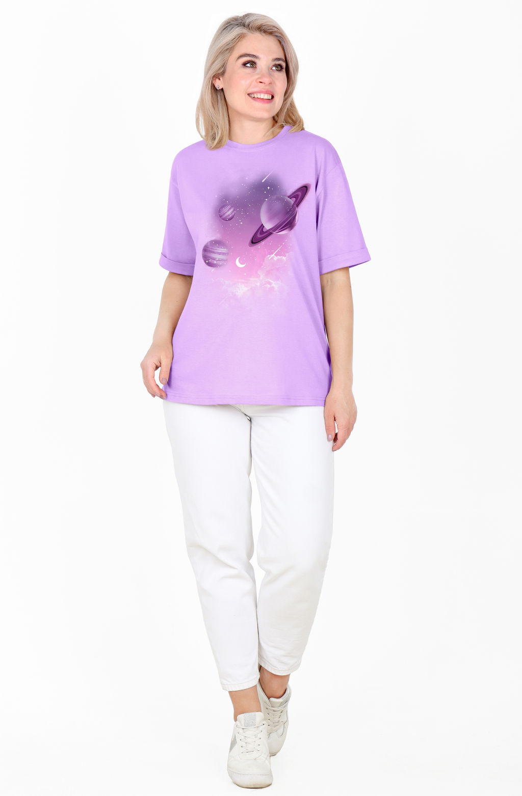 Футболка Алиса Ф-93А (44-62) кулирка - Лотос фото 75