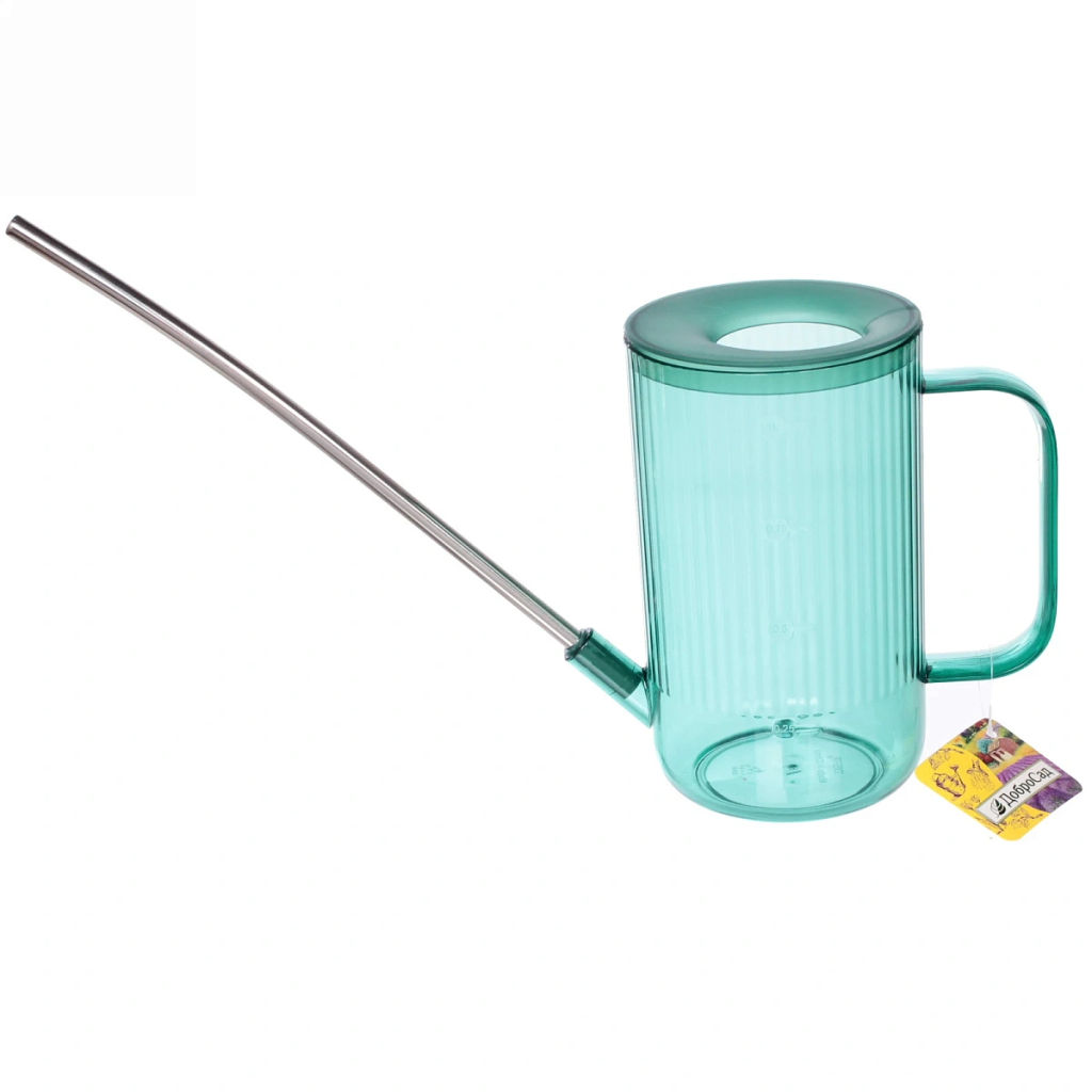 Лейка для растений 1л "Niagara Falls" с прикорневым поливом, нефрит ДоброСад