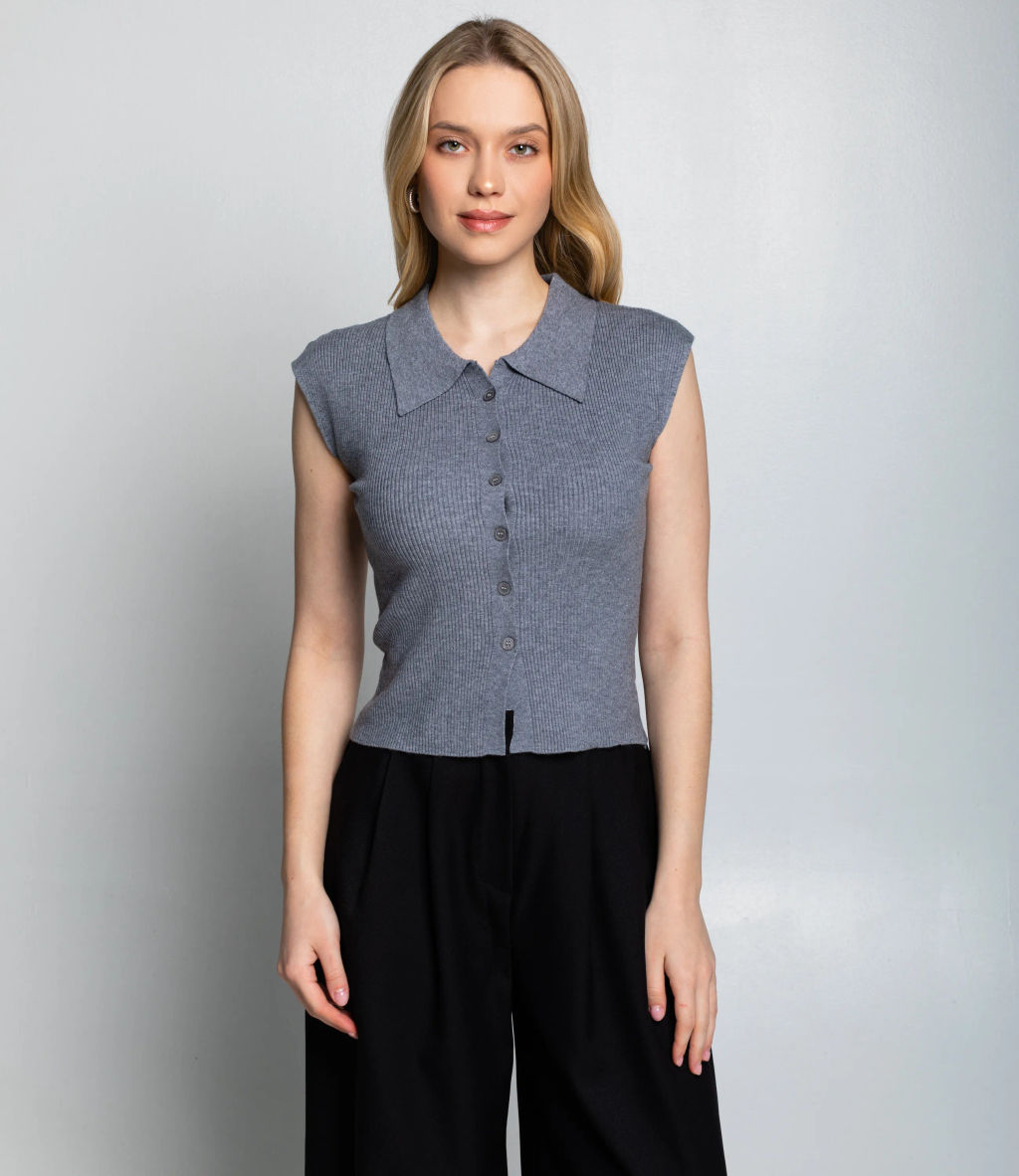 Топ #КТ060 (1), серый