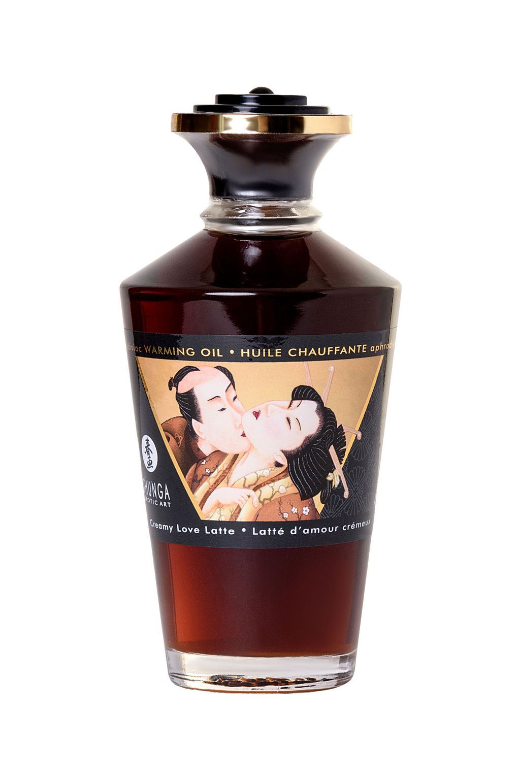 Масло массажное для тела Shunga Любовный крем латте (Creamy Love Latte), разогревающее, 100 мл